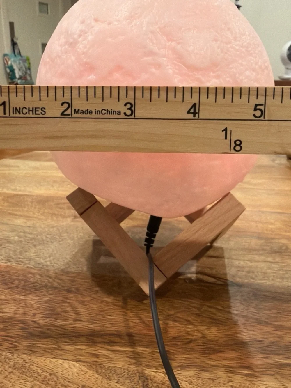 LED Moon Lamp Nightlight with stand